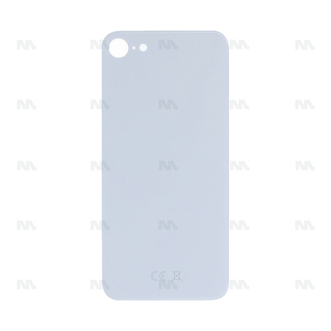 Vitre arrière avec bloc complet pour Apple iPhone SE (2020, 2022) - Blanc - Compatible