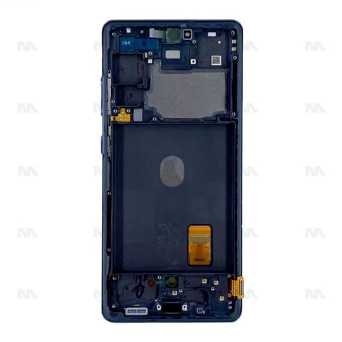 Chassis + Ecran Officiel Service Pack + Vitre pour Samsung Galaxy S20 FE G780F / 5G G781B - Cloud Navy