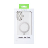 Étui Rixus Instinct Mag pour Apple iPhone 16 Plus Argent