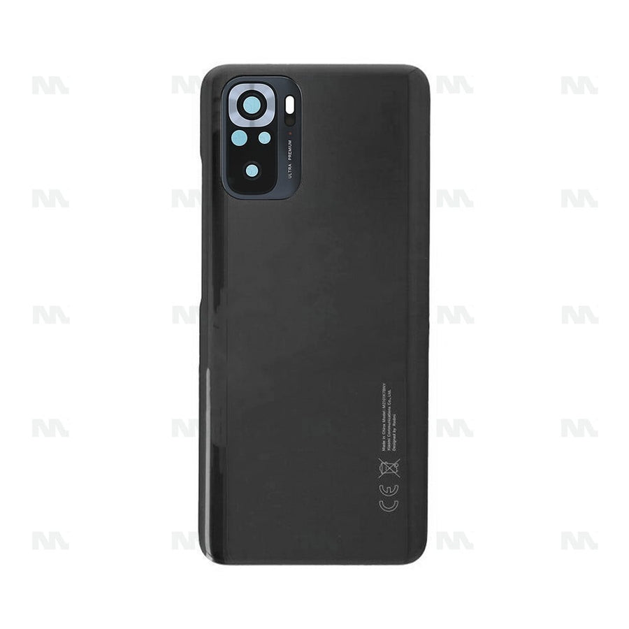 Vitre arrière pour Xiaomi Redmi Note 10S avec objectif – gris onyx – OEM