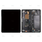 Chassis + Ecran Officiel Service Pack + Vitre pour Samsung Galaxy Z Fold4 5G F936B - Phantom Black