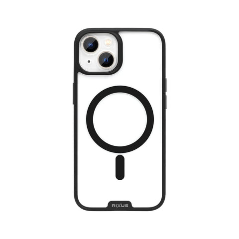 Coque Rixus Crystal Amber pour Apple iPhone 14 - Noir