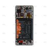 Ecran LCD complet + Vitre pour Huawei P30 Pro (2019) / P30 Pro New Edition (2020) - Silver Frost