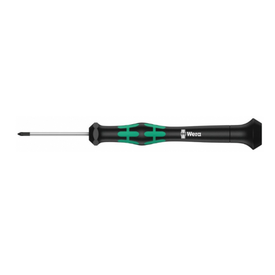Wera Kraftform Micro ESD PH00X40 Pointe fine Phillips