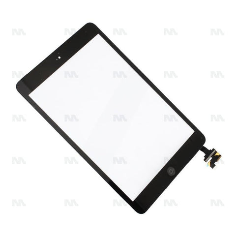 Vitre Tactile Original OEM pour iPad mini 1 / 2 Home Button Flex - Noir