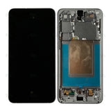 Chassis + Ecran LCD + Vitre pour Samsung Galaxy S25 FE S731B Jet Black Pre - Assembled