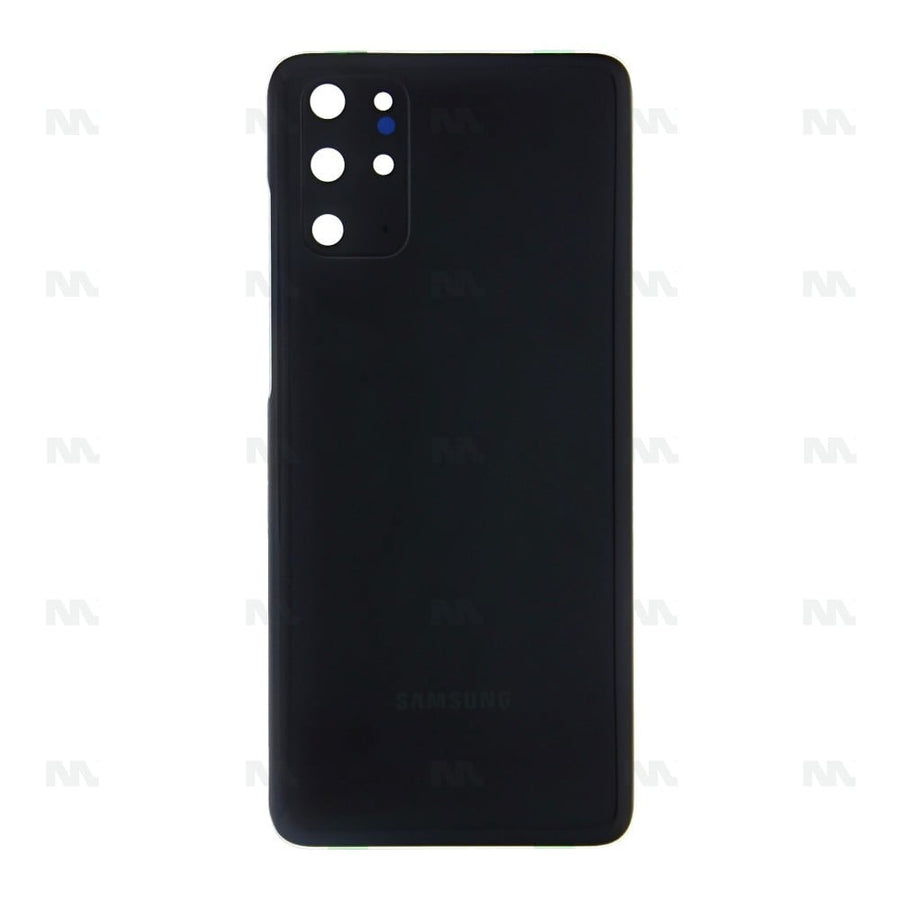 Vitre arrière avec objectif pour Samsung Galaxy S20 Plus 4G G985F, S20 Plus 5G G986B - Noir cosmique - OEM