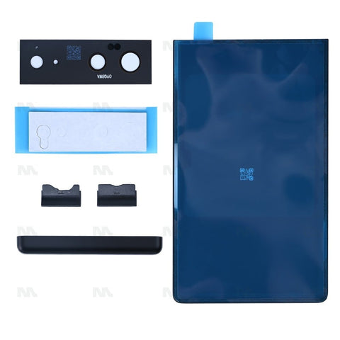 Vitre arrière pour Google Pixel 6 Stormy avec objectif noir OEM