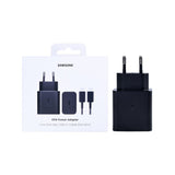 Chargeur Ultra Rapide 45W Samsung EP-T4511XBEGEU avec Câble USB-C vers USB-C 180cm Original - Noir