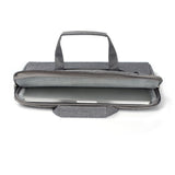 Housse pour ordinateur portable avec bandoulière 13, 14,2 pouces Gris