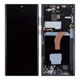 Chassis + Ecran Officiel Service Pack + Vitre pour Samsung Galaxy S22 Ultra S908B Graphite / Red / Sky Blue - Graphite Red