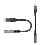 Adaptateur audio Lightning vers 3,5 mm femelle Rixus RXMU36L, 10 cm