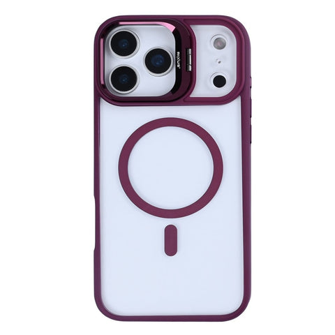 Étui Rixus Classic 03 avec MagSafe pour Apple iPhone 17 Pro rose foncé