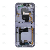 Chassis + Ecran Officiel Service Pack + Vitre pour Samsung Galaxy Z Flip4 F721B - Bora Purple