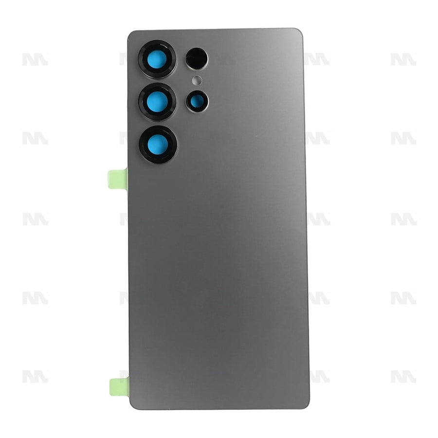 Vitre arrière pour Samsung Galaxy S25 Ultra S938B avec objectif – Gris titane – OEM