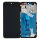 Chassis + Ecran LCD complet pour Motorola Moto E32s (XT2229) (5D68C20795) - Noir