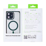 Étui Rixus Classic 04 avec MagSafe pour Apple iPhone 12 vert foncé