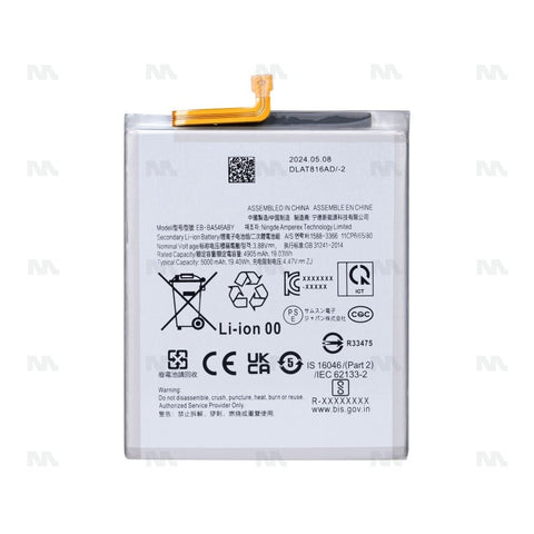 Batterie Samsung Galaxy A25 5G A256B, A34 5G A346B, A35 5G A356B, A54 5G A546B, A55 5G A556B (EB-BA546ABY) - OEM