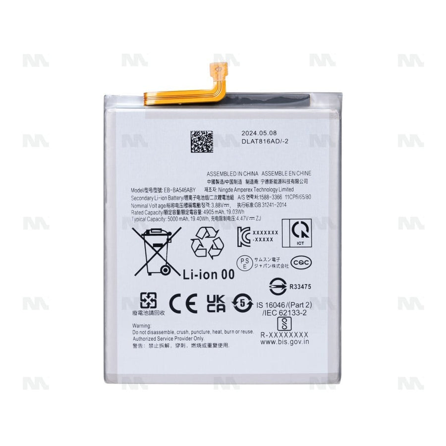 Batterie Samsung Galaxy A25 5G A256B, A34 5G A346B, A35 5G A356B, A54 5G A546B, A55 5G A556B (EB-BA546ABY) - OEM