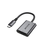 Adaptateur lecteur de carte SD/TF USB-C Rixus RXCR01 Gris sidéral