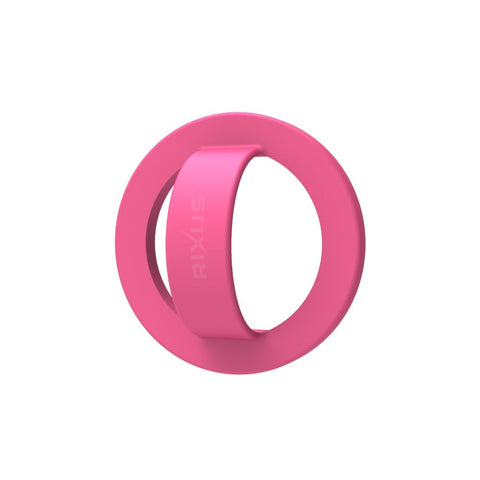 Support pour anneau en silicone Rixus RXPH50L pour Magsafe Rose Red