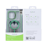Étui Rixus Classic 03 avec MagSafe pour Apple iPhone 16 Pro Max vert clair
