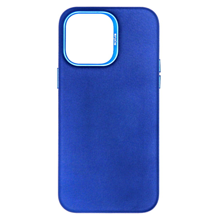 Étui Rixus Classic 02 avec MagSafe pour Apple iPhone 14 Pro Max bleu