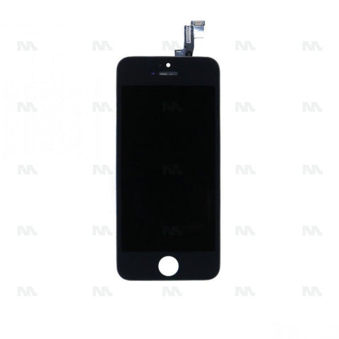 Ecran LCD + Vitre pour iPhone 5S / SE / +Metal Plate A+ Haute Qualité - Noir