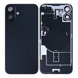 Vitre Arrière avec NFC, cadre d'appareil photo agrandi pour Apple iPhone 16 Plus – Noir – Reconditionné
