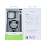 Étui Rixus Classic 03 avec MagSafe pour Apple iPhone 16 vert foncé
