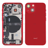Boîtier avec petites pièces pour Apple iPhone 13 Mini - Rouge - OEM