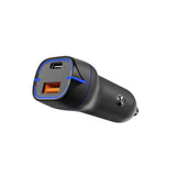 Chargeur de voiture Rixus RXCC13 USB-C PD+QC3.0 38 W noir