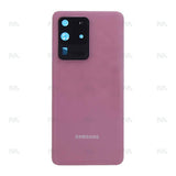 Vitre arrière avec objectif rose OEM pour Samsung Galaxy S20 Ultra 4G G988F, S20 Ultra 5G G988B