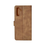 Bibliothèque Rixus pour Samsung Galaxy S25 FE Marron clair