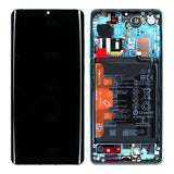 Ecran LCD complet + Vitre pour Huawei P30 Pro (2019) / P30 Pro New Edition (2020) (Batt) - Aurora Blue