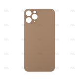 Vitre Arrière, cadre d'appareil photo agrandi compatible avec la couleur or pour Apple iPhone 11 Pro