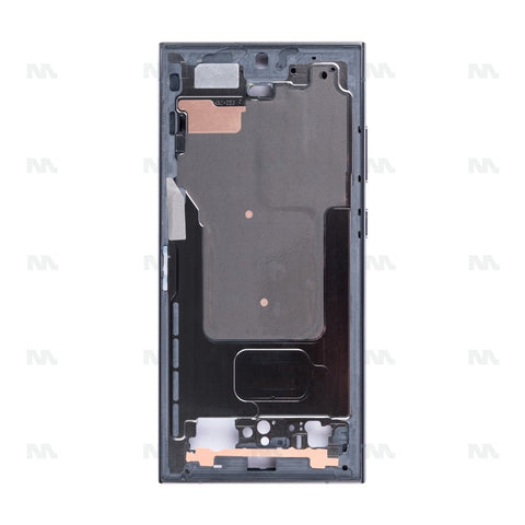 Cadre central pour Samsung Galaxy S24 Ultra S928B – Titanium Black – Original
