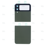 Vitre arrière pour Samsung Galaxy Z Flip4 5G F721B avec objectif kaki OEM