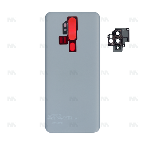 Vitre arrière pour Oppo A5 (2020) avec objectif blanc éclatant OEM