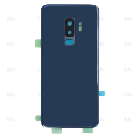 Vitre arrière pour Samsung Galaxy S9 Plus G965F avec objectif bleu corail OEM