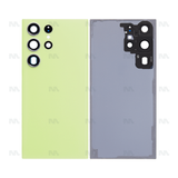 Vitre arrière pour Samsung Galaxy S23 Ultra S918B avec lentille Lime OEM