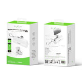 Batterie externe mini Rixus RXPB98W Click-On USB-C 5000 mAh blanche