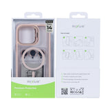 Étui Rixus Classic 03 avec MagSafe pour Apple iPhone 14 Pro Max rose clair
