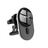 Chargeur de voiture sans fil Rixus RXWC13 Compatible MagSafe 15 W Gris sidéral