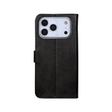 Rixus Bookcase pour Apple iPhone 17 Pro Noir