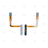 Capteur d'empreintes digitales Samsung Galaxy Z Flip6 F741B Nappe On/Off avec bouton d'alimentation blanc OEM