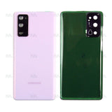 Vitre arrière pour Samsung Galaxy S20 FE 5G G781B avec objectif Cloud Lavender Original