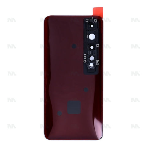 Vitre arrière pour Xiaomi Mi 10 5G avec objectif gris crépusculaire OEM