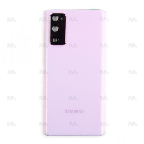 Vitre arrière pour Samsung Galaxy S20 FE 5G G781B avec objectif Cloud Lavender Original