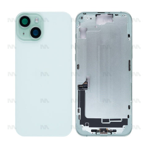 Boîtier avec petites pièces pour Apple iPhone 15 Plus - Vert - OEM